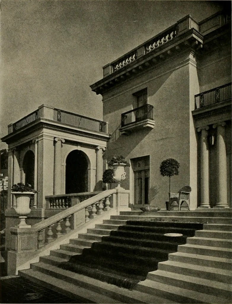 An illustration from The Architect & engineer of California and the Pacific Coast, 1905, leaf 673