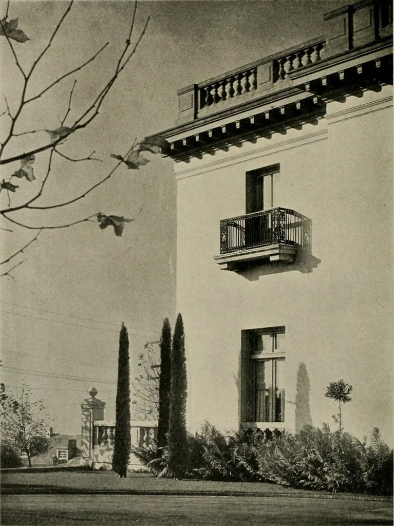 An illustration from The Architect & engineer of California and the Pacific Coast, 1905, leaf 677