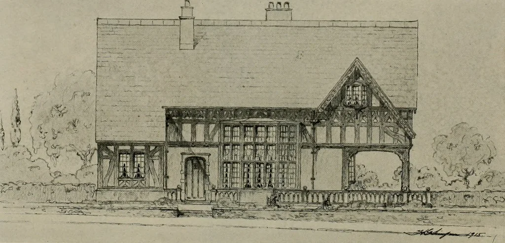 An illustration from The Architect & engineer of California and the Pacific Coast, 1905, leaf 683