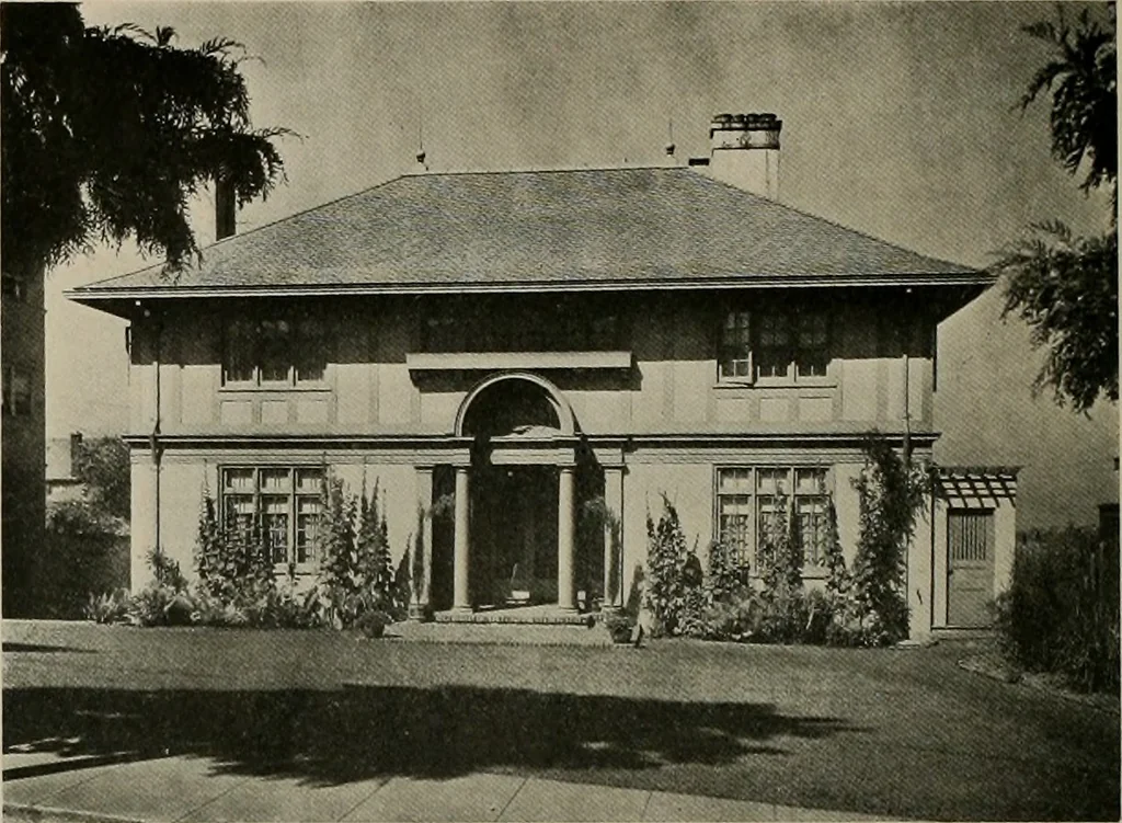 An illustration from The Architect & engineer of California and the Pacific Coast, 1905, leaf 695