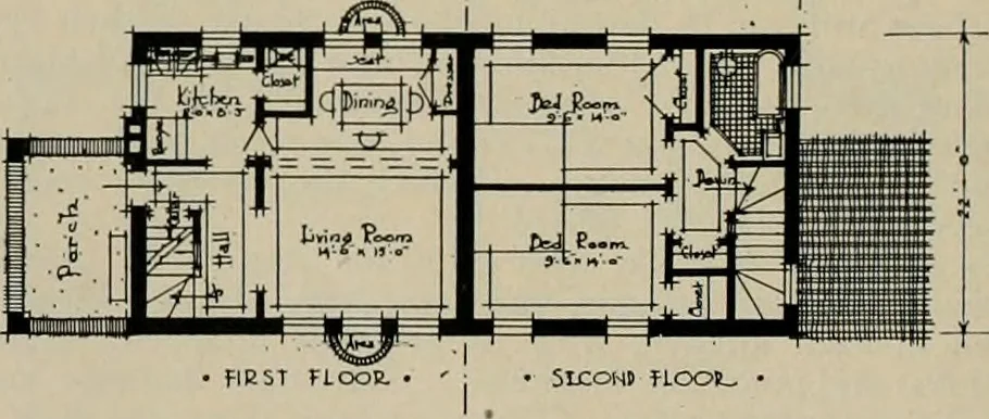 An illustration from The Architect & engineer of California and the Pacific Coast, 1905, leaf 733