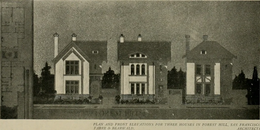 An illustration from The Architect & engineer of California and the Pacific Coast, 1905, leaf 843