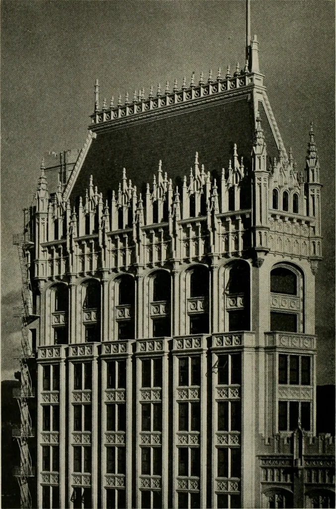 An illustration from The Architect & engineer of California and the Pacific Coast, 1905, leaf 877