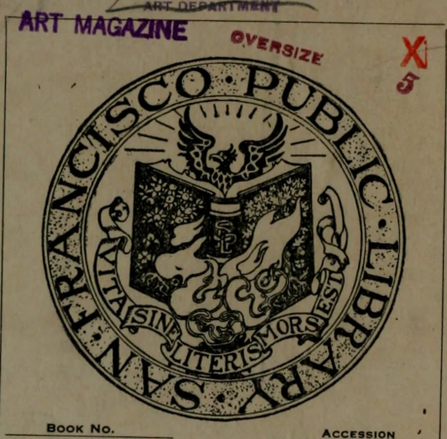 An illustration from The Architect & engineer of California and the Pacific Coast, 1905, leaf 1