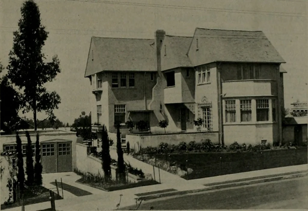 An illustration from The Architect & engineer of California and the Pacific Coast, 1905, leaf 108