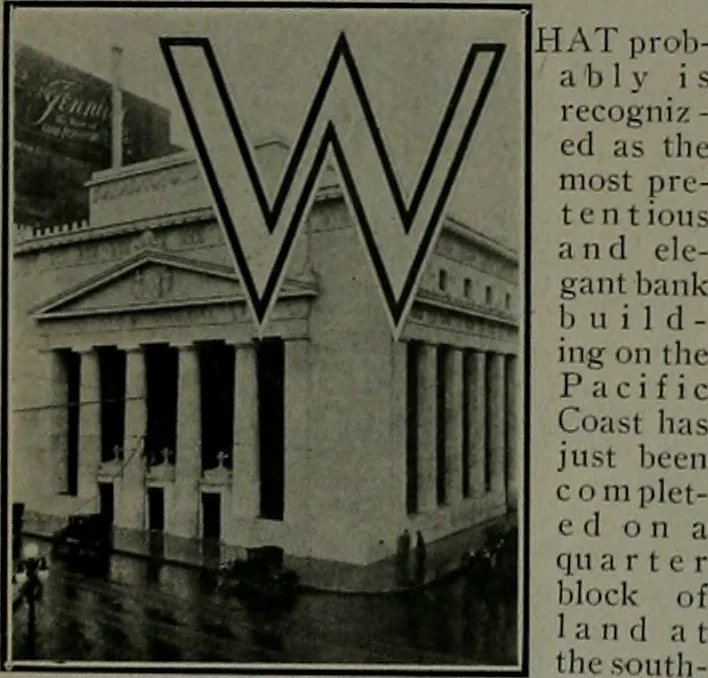 An illustration from The Architect & engineer of California and the Pacific Coast, 1905, leaf 116