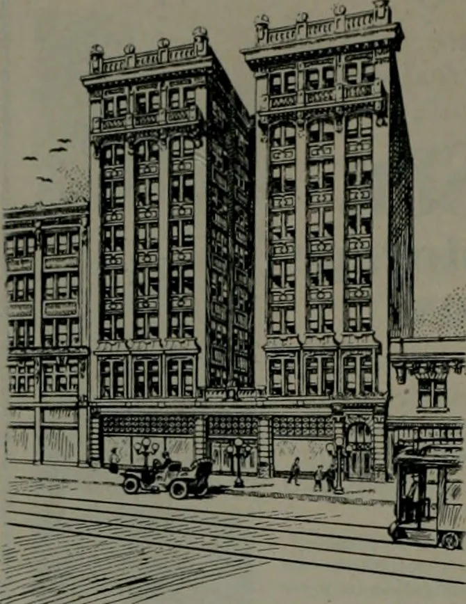 An illustration from The Architect & engineer of California and the Pacific Coast, 1905, leaf 137