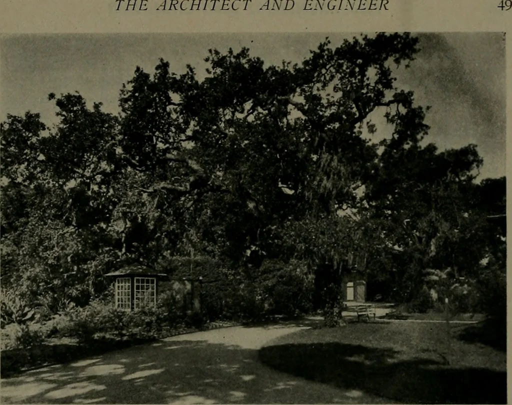 An illustration from The Architect & engineer of California and the Pacific Coast, 1905, leaf 208