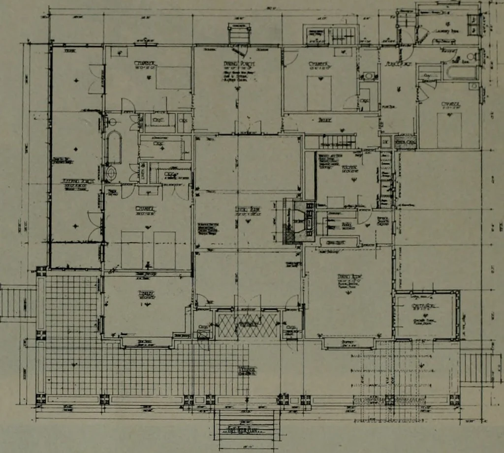 An illustration from The Architect & engineer of California and the Pacific Coast, 1905, leaf 209