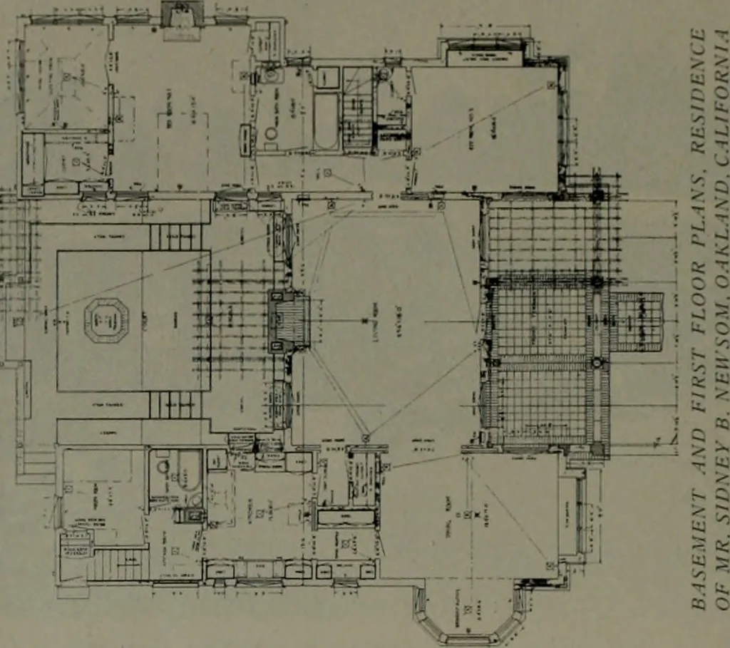 An illustration from The Architect & engineer of California and the Pacific Coast, 1905, leaf 211