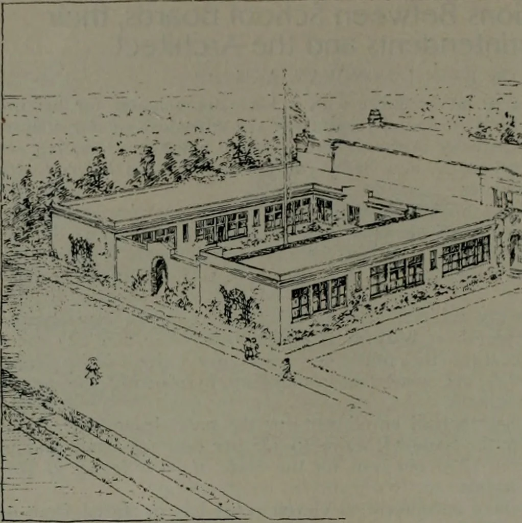 An illustration from The Architect & engineer of California and the Pacific Coast, 1905, leaf 373