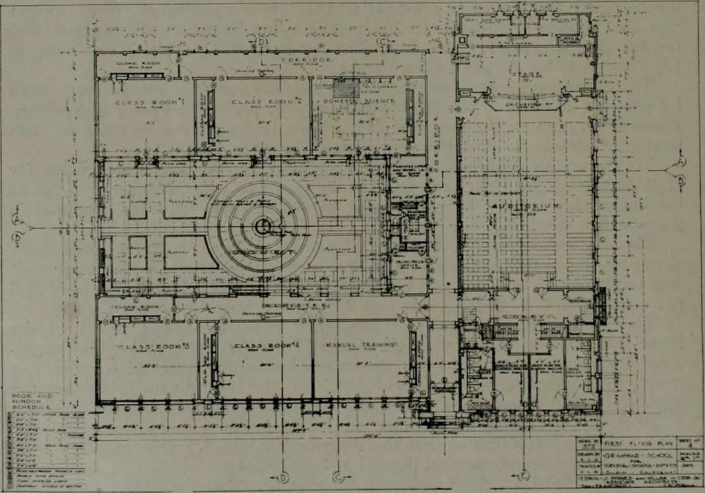 An illustration from The Architect & engineer of California and the Pacific Coast, 1905, leaf 373