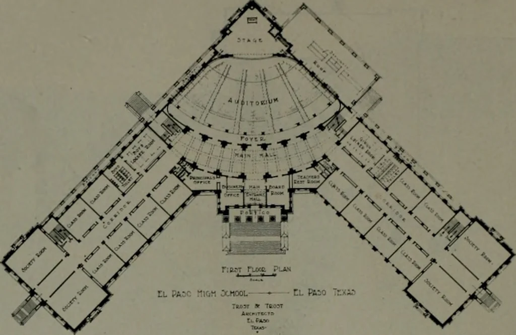 An illustration from The Architect & engineer of California and the Pacific Coast, 1905, leaf 405