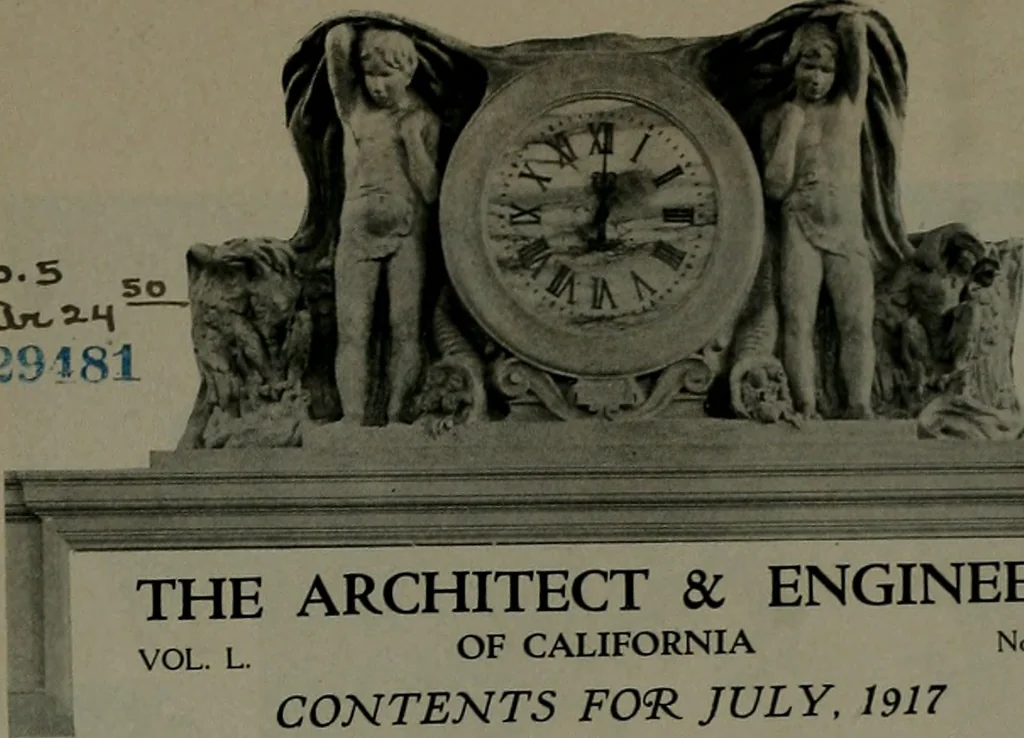 An illustration from The Architect & engineer of California and the Pacific Coast, 1905, leaf 42
