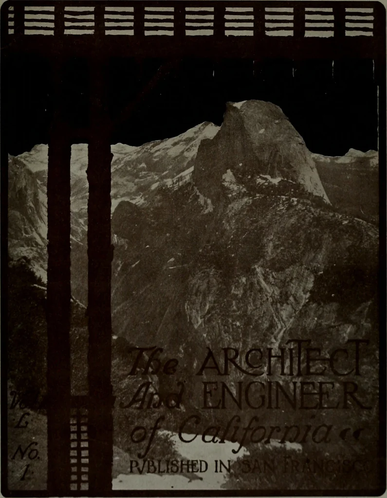 An illustration from The Architect & engineer of California and the Pacific Coast, 1905, leaf 472