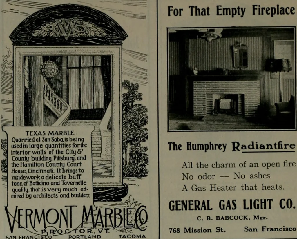 An illustration from The Architect & engineer of California and the Pacific Coast, 1905, leaf 497
