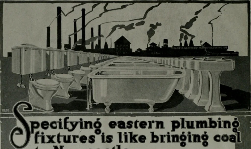 An illustration from The Architect & engineer of California and the Pacific Coast, 1905, leaf 5