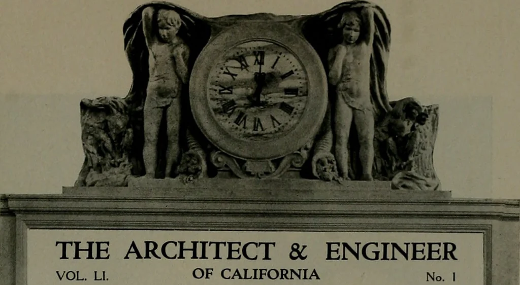 An illustration from The Architect & engineer of California and the Pacific Coast, 1905, leaf 510