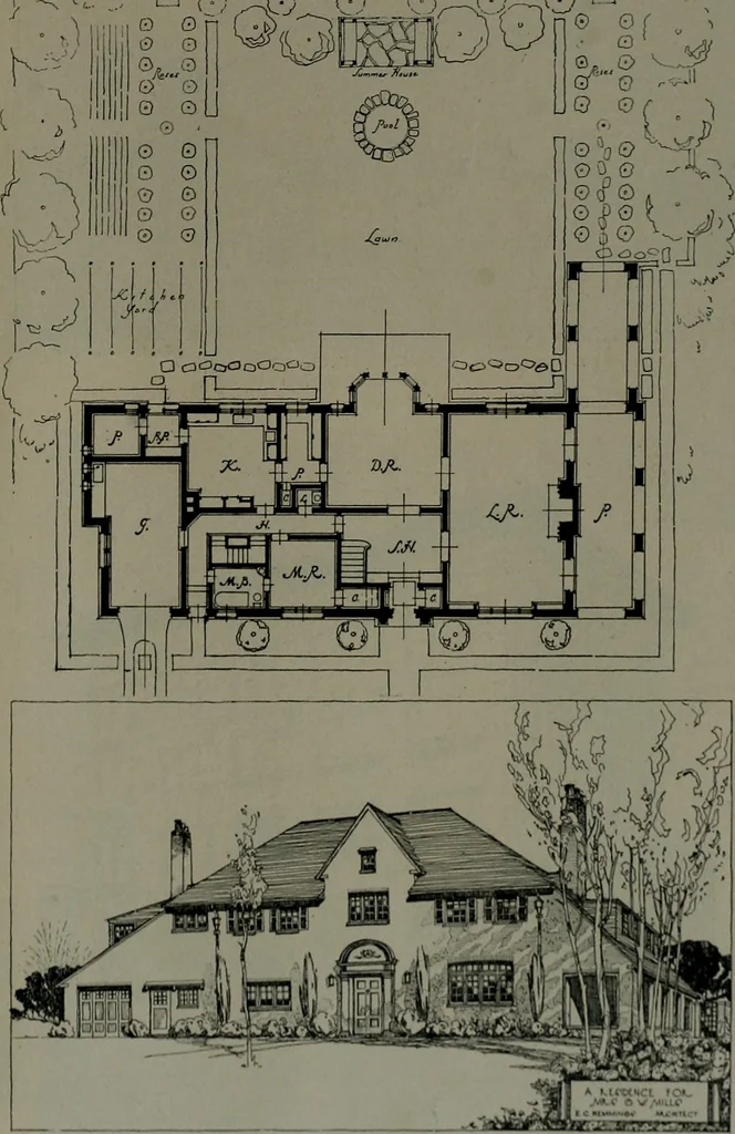 An illustration from The Architect & engineer of California and the Pacific Coast, 1905, leaf 534