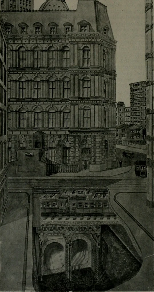 An illustration from The Architect & engineer of California and the Pacific Coast, 1905, leaf 549