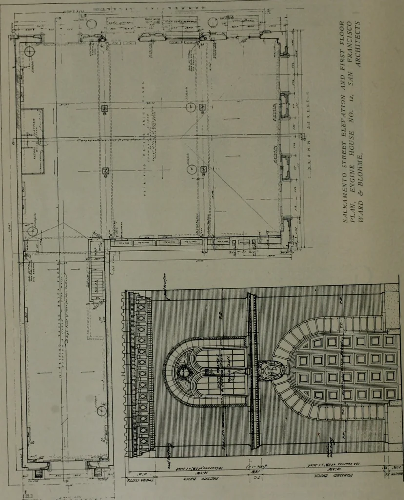An illustration from The Architect & engineer of California and the Pacific Coast, 1905, leaf 57