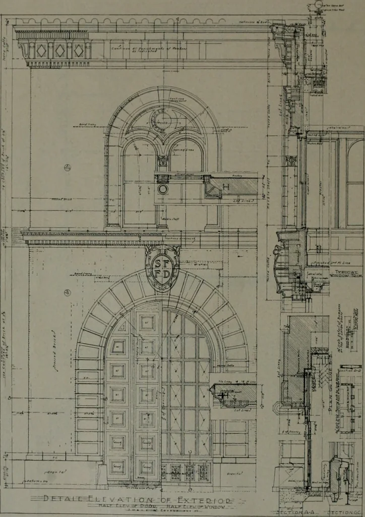 An illustration from The Architect & engineer of California and the Pacific Coast, 1905, leaf 59