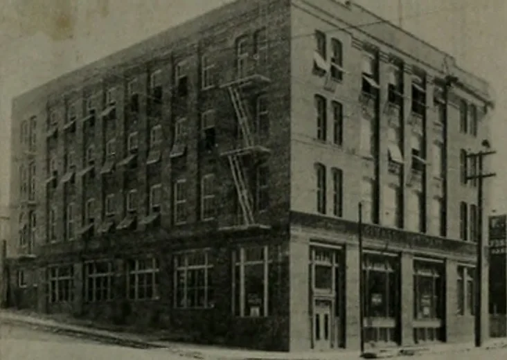 An illustration from The Architect & engineer of California and the Pacific Coast, 1905, leaf 6