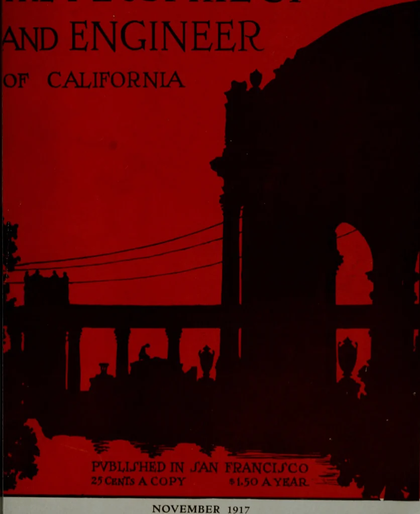 An illustration from The Architect & engineer of California and the Pacific Coast, 1905, leaf 626