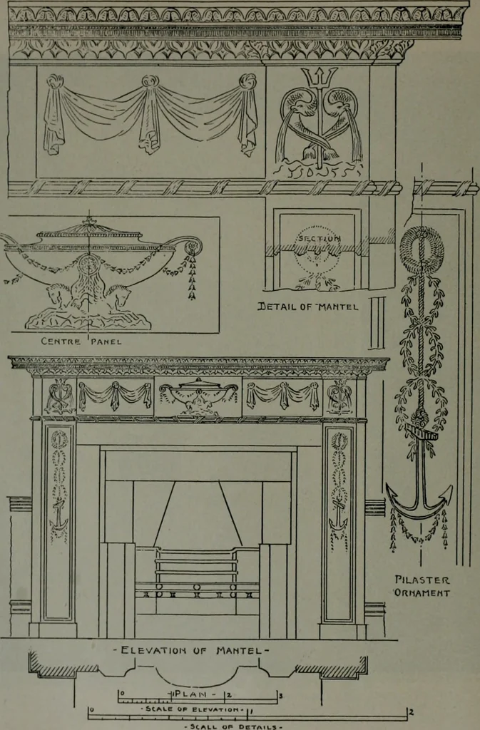 An illustration from The Architect & engineer of California and the Pacific Coast, 1905, leaf 677