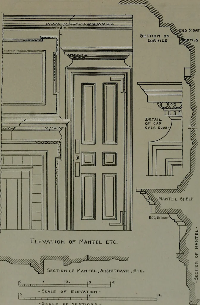 An illustration from The Architect & engineer of California and the Pacific Coast, 1905, leaf 678