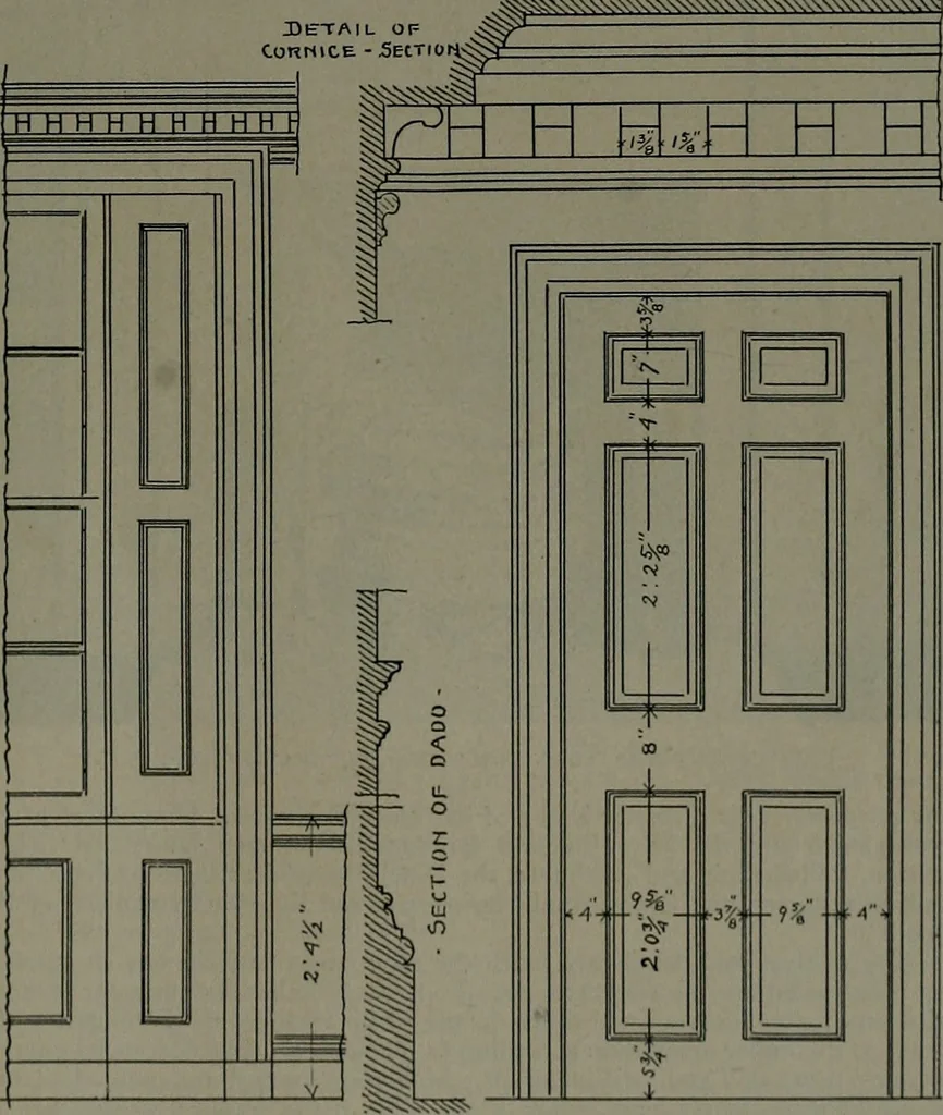 An illustration from The Architect & engineer of California and the Pacific Coast, 1905, leaf 684