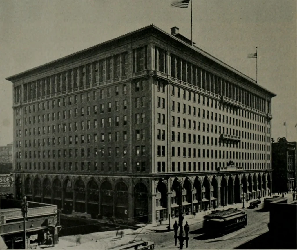 An illustration from The Architect & engineer of California and the Pacific Coast, 1905, leaf 687