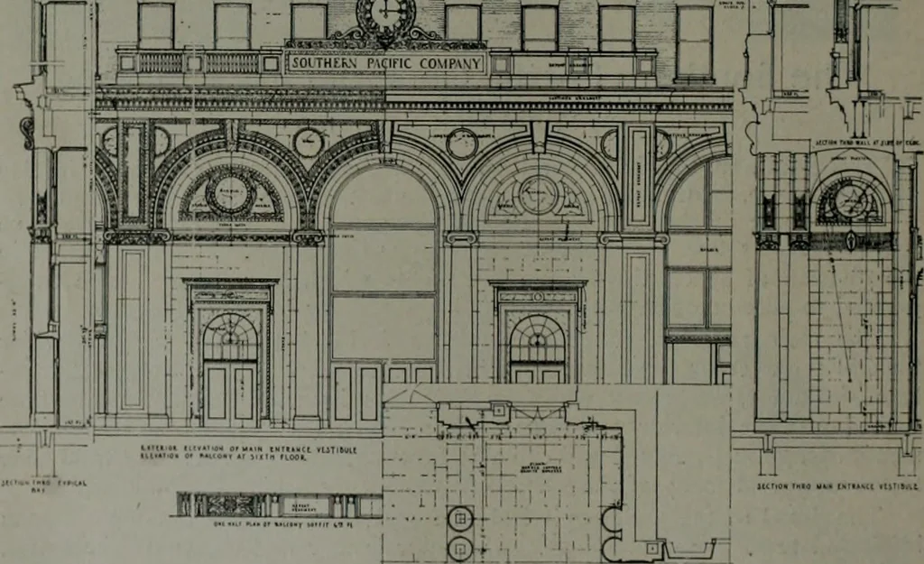 An illustration from The Architect & engineer of California and the Pacific Coast, 1905, leaf 689