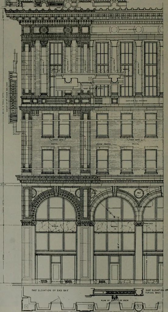 An illustration from The Architect & engineer of California and the Pacific Coast, 1905, leaf 691