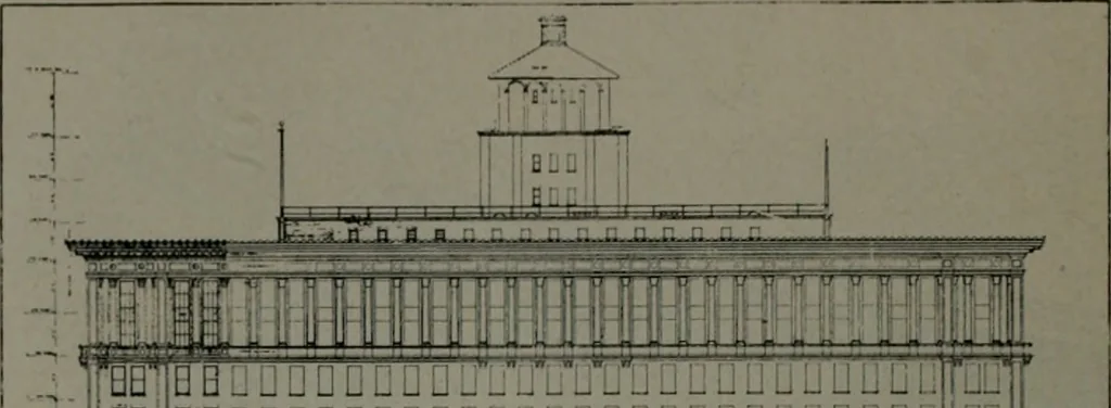 An illustration from The Architect & engineer of California and the Pacific Coast, 1905, leaf 693