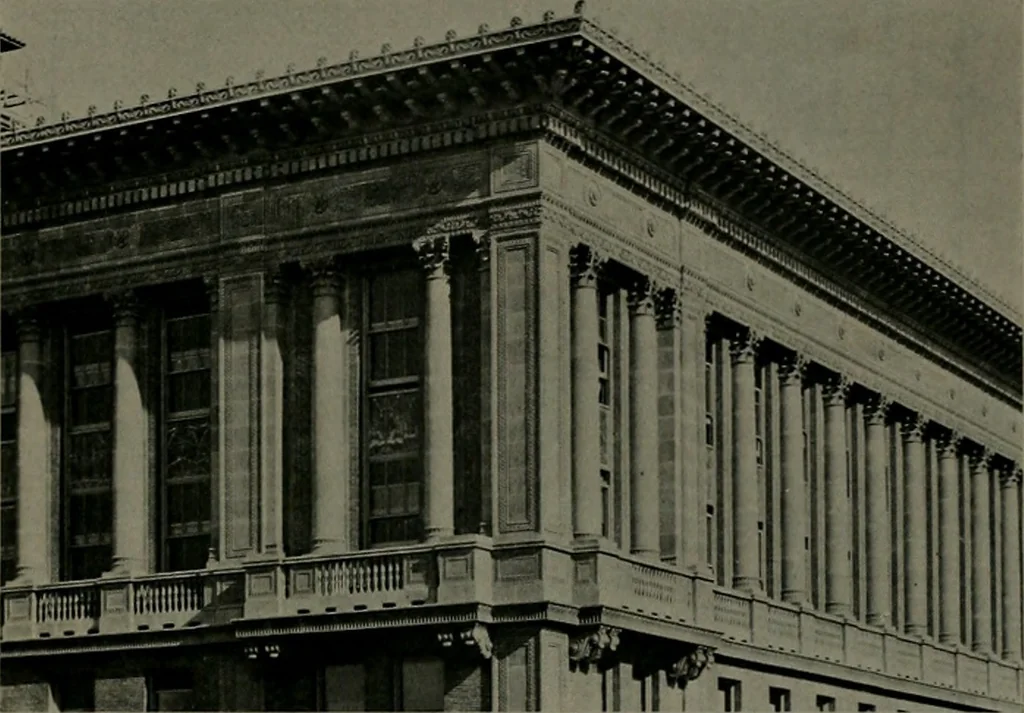 An illustration from The Architect & engineer of California and the Pacific Coast, 1905, leaf 694
