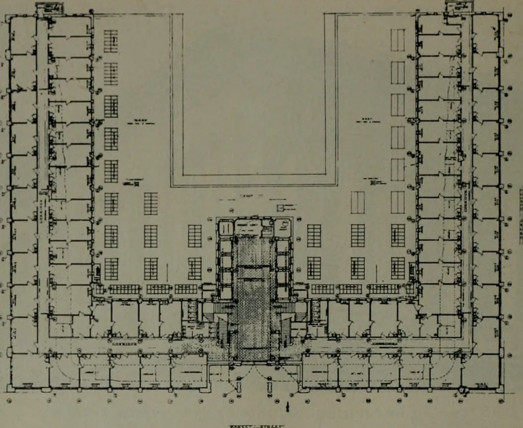 An illustration from The Architect & engineer of California and the Pacific Coast, 1905, leaf 695