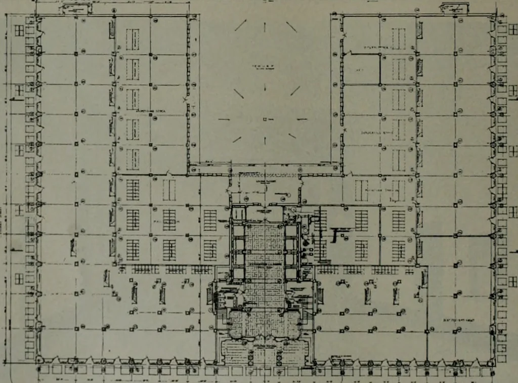 An illustration from The Architect & engineer of California and the Pacific Coast, 1905, leaf 695