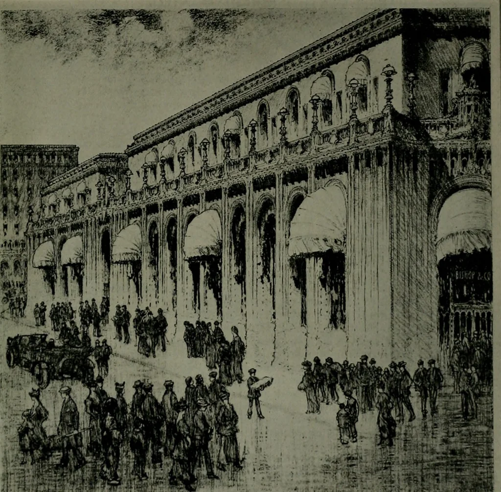 An illustration from The Architect & engineer of California and the Pacific Coast, 1905, leaf 826