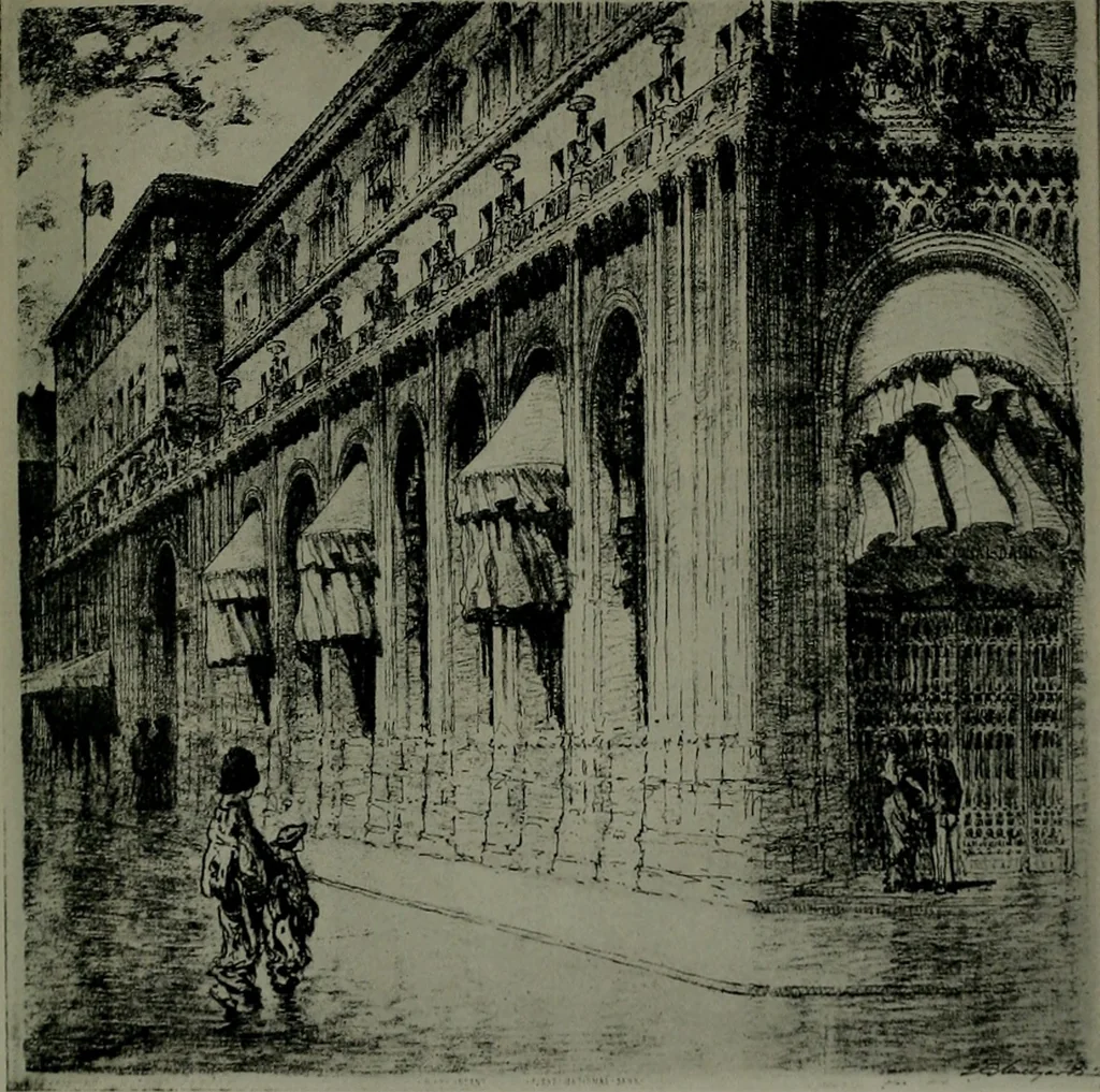 An illustration from The Architect & engineer of California and the Pacific Coast, 1905, leaf 830