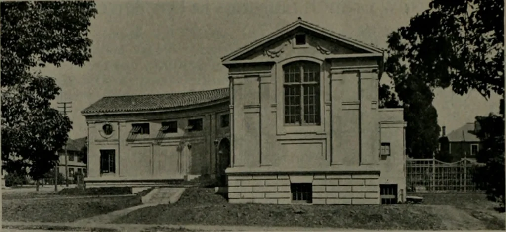 An illustration from The Architect & engineer of California and the Pacific Coast, 1905, leaf 85