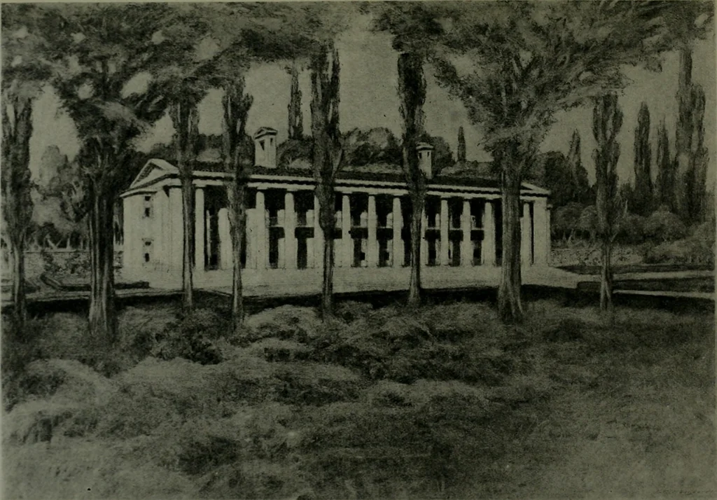 An illustration from The Architect & engineer of California and the Pacific Coast, 1905, leaf 868