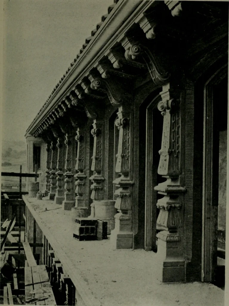 An illustration from The Architect & engineer of California and the Pacific Coast, 1905, leaf 874