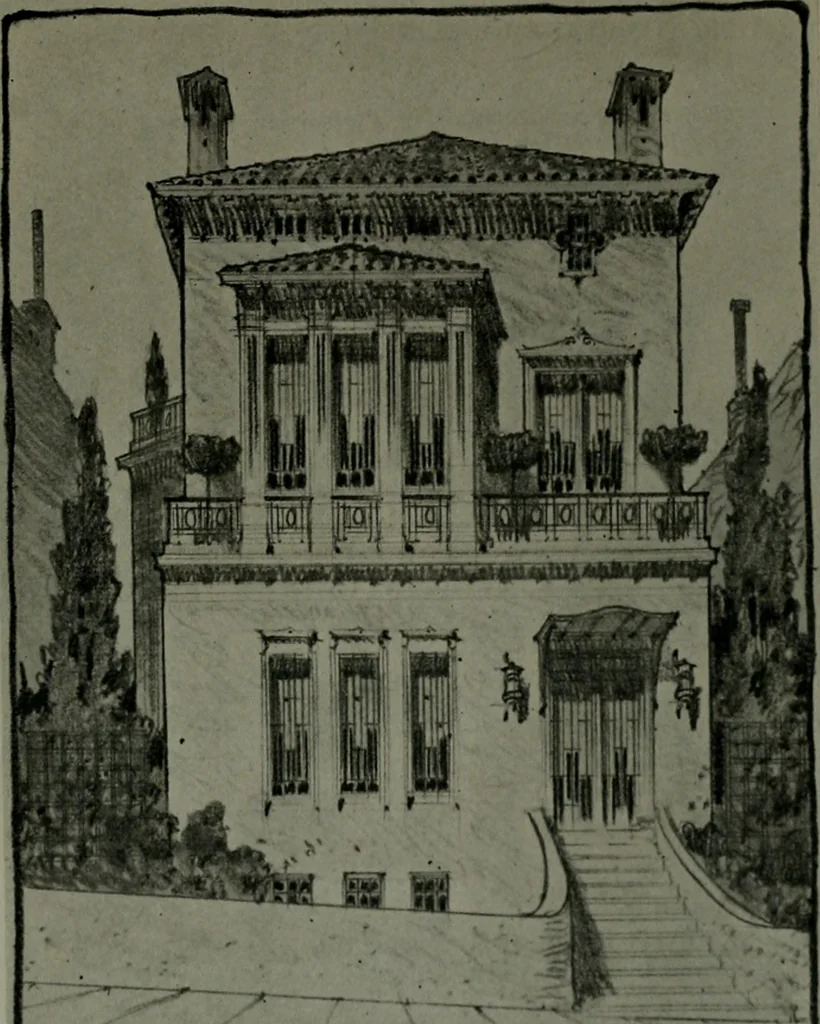 An illustration from The Architect & engineer of California and the Pacific Coast, 1905, leaf 888