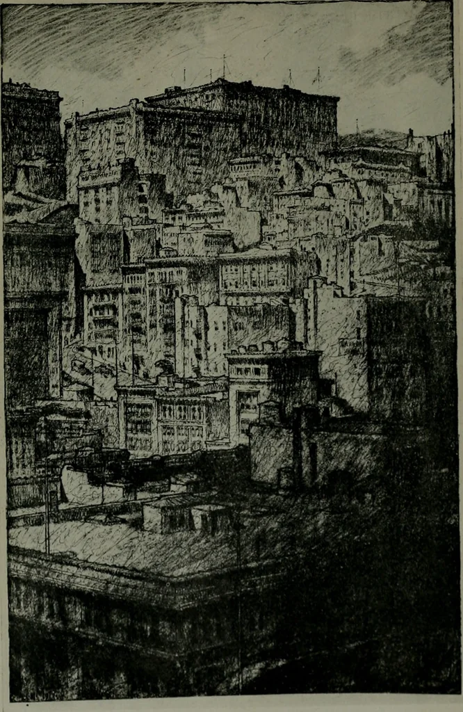 An illustration from The Architect & engineer of California and the Pacific Coast, 1905, leaf 894