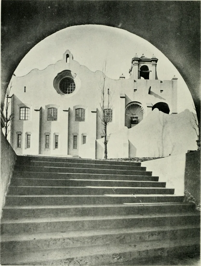 An illustration from The Architect & engineer of California and the Pacific Coast, 1905, leaf 105
