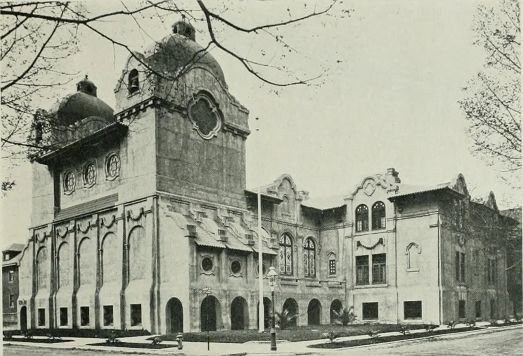 An illustration from The Architect & engineer of California and the Pacific Coast, 1905, leaf 116