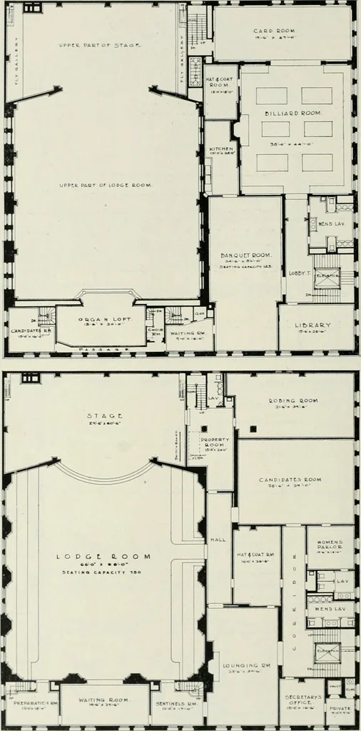 An illustration from The Architect & engineer of California and the Pacific Coast, 1905, leaf 119