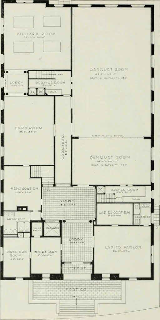 An illustration from The Architect & engineer of California and the Pacific Coast, 1905, leaf 127