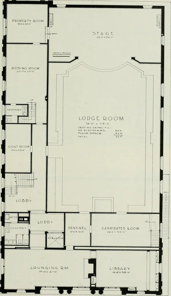An illustration from The Architect & engineer of California and the Pacific Coast, 1905, leaf 128